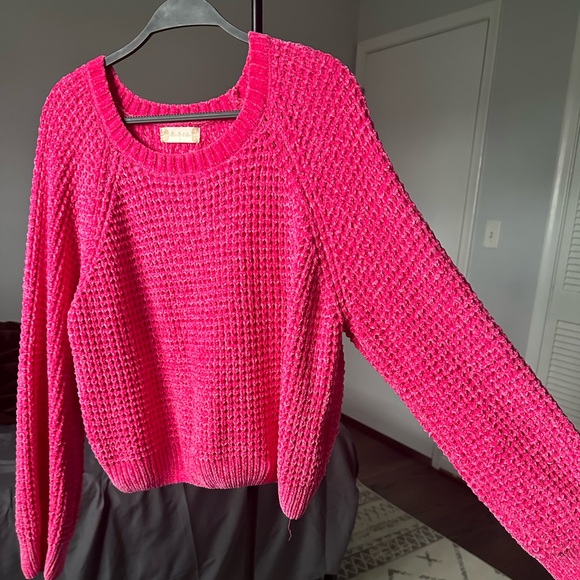 Pink Cozy Altar’d State Sweater - Picture 3 of 8